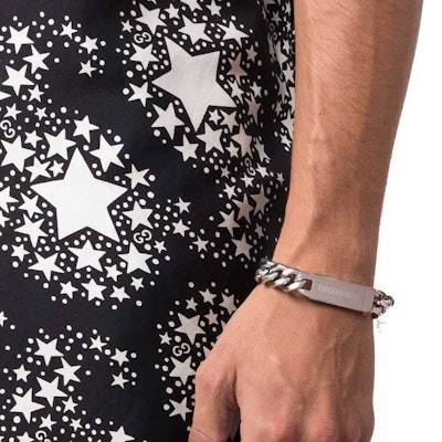 DSQUARED2 シルバーブラス キューバンチェーンブレスレット ARM012337200001F124 Shop DSQUARED2 シルバーブラス キューバンチェーンブレスレット ARM012337200001F124