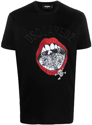 DSQUARED2 骷髏印花短袖圓領T恤 S71GD1347S23009-900 Order DSQUARED2 骷髏印花短袖圓領T恤 S71GD1347S23009-900