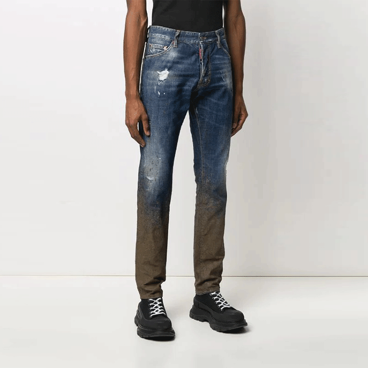 DSQUARED2  Slim Fit Blue Distressed Jeans S79LA0011S30144-470 圖 3