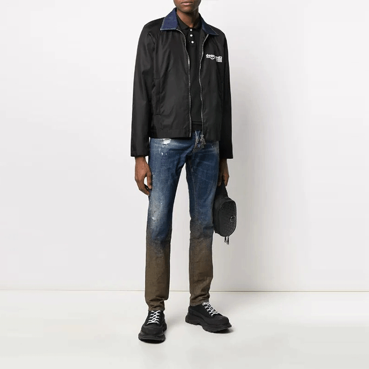 DSQUARED2  Slim Fit Blue Distressed Jeans S79LA0011S30144-470 圖 5