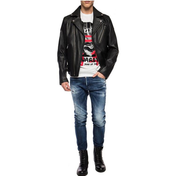 DSQUARED2  Slim Fit Distressed Blue Jeans. S74LB1332S30342-470 圖 5