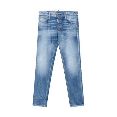 DSQUARED2 Slim Fit Mid-Rise Button-Up Jeans Blue S74LB1529S30309-470