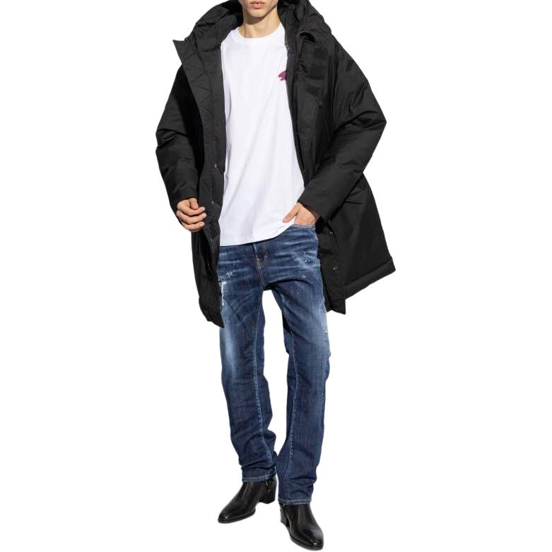 DSQUARED2  Slim Fit Mid-Rise Distressed Blue Jeans. S74LB1557S30664-470 圖 3