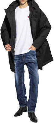 DSQUARED2 修身中腰破壞藍色牛仔褲 S74LB1557S30664-470 Lookbook DSQUARED2 修身中腰破壞藍色牛仔褲 S74LB1557S30664-470