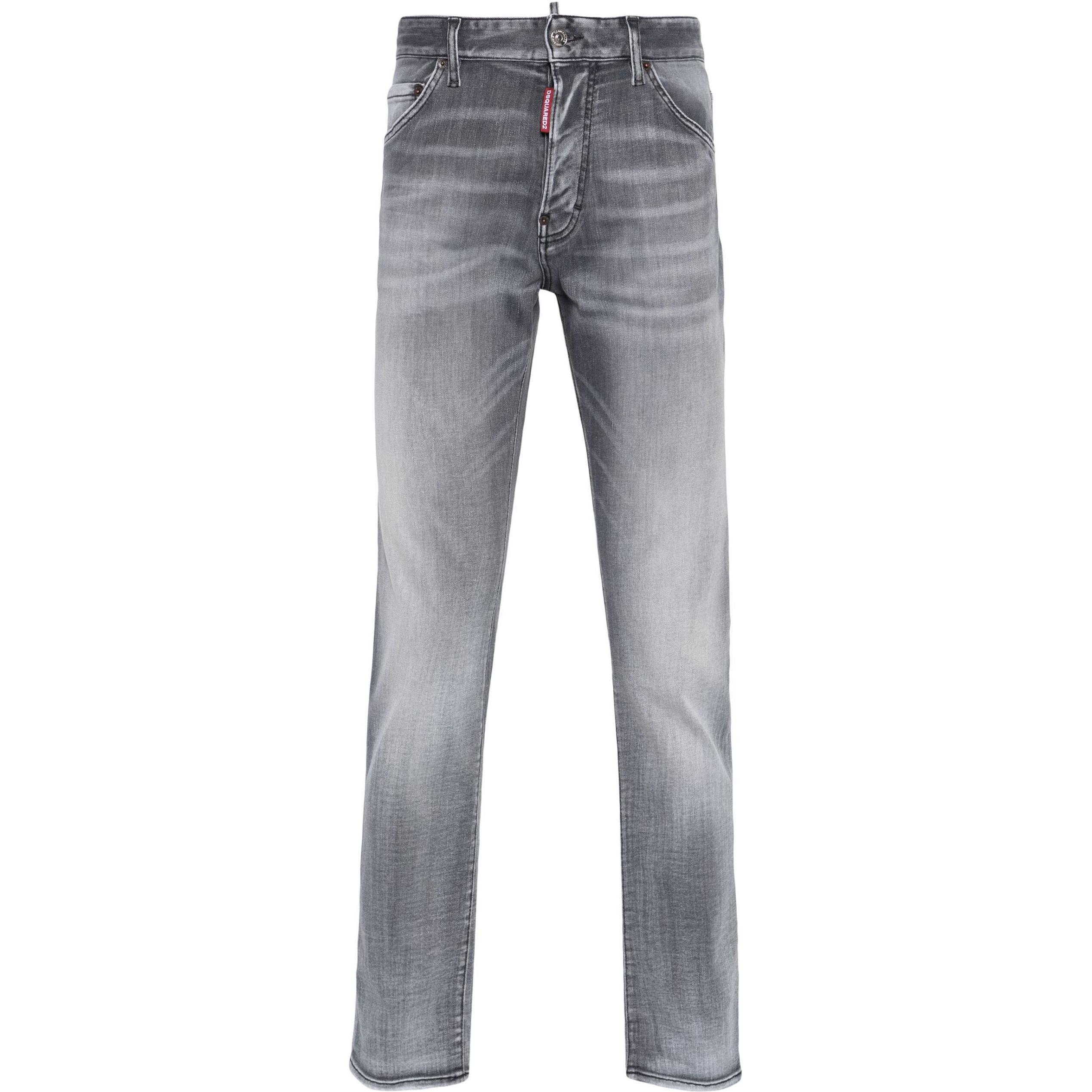 DSQUARED2  Slim Fit Zip Straight Jeans Grey. S74LB1423S30503-900