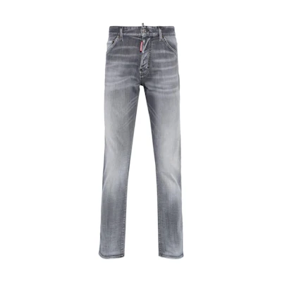 DSQUARED2 Slim Fit Zip Straight Jeans Grey. S74LB1423S30503-900
