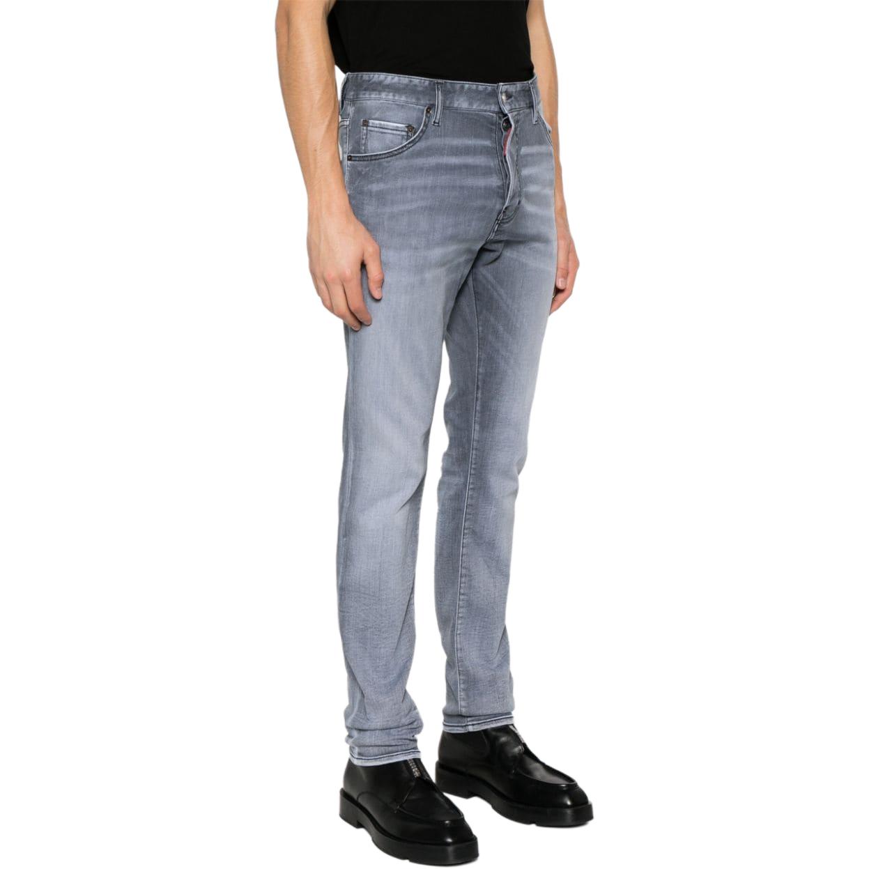 DSQUARED2  Slim Fit Zip Straight Jeans Grey. S74LB1423S30503-900 圖 3