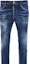 Buy DSQUARED2 修身款藍色牛仔褲 S74LB1556S30664-470