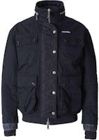 DSQUARED2 Solid Color Zip-Up Jacket Black S71AN0331S41794-900 DSQUARED2 Solid Color Zip-Up Jacket Black S71AN0331S41794-900