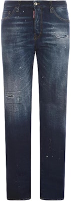 DSQUARED2 Solid Distressed Button Jeans - Blue S71LB1274S30664470 Buy DSQUARED2 Solid Distressed Button Jeans - Blue S71LB1274S30664470