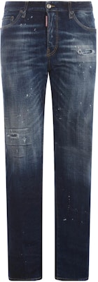 DSQUARED2 Solid Distressed Button Jeans - Blue S71LB1274S30664470 Order DSQUARED2 Solid Distressed Button Jeans - Blue S71LB1274S30664470