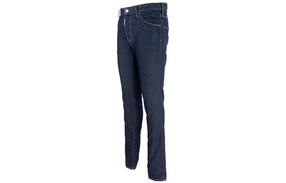 Lookbook DSQUARED2 Jeans Rectos Slim de Tiro Medio Azul Oscuro S79LA0054S30595-470