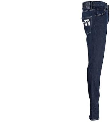DSQUARED2 Jeans Rectos Slim de Tiro Medio Azul Oscuro S79LA0054S30595-470 Shop DSQUARED2 Jeans Rectos Slim de Tiro Medio Azul Oscuro S79LA0054S30595-470