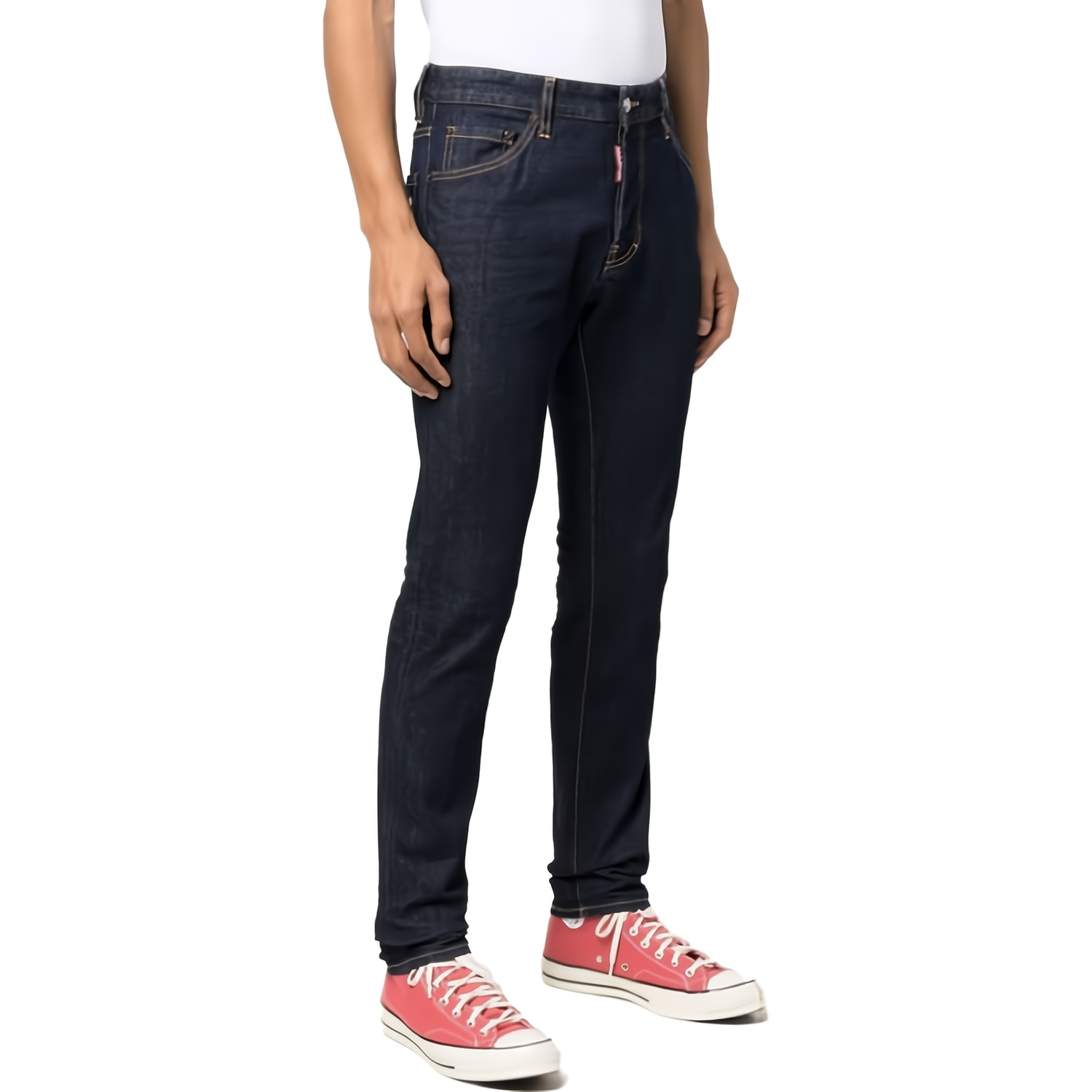 Details for DSQUARED2 Jeans Rectos Slim de Tiro Medio Azul Oscuro S79LA0054S30595-470