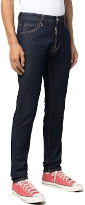 DSQUARED2 Jeans Rectos Slim de Tiro Medio Azul Oscuro S79LA0054S30595-470 Details for DSQUARED2 Jeans Rectos Slim de Tiro Medio Azul Oscuro S79LA0054S30595-470