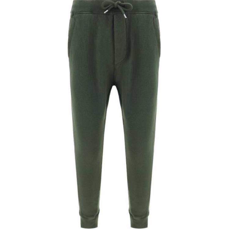 Order DSQUARED2 修身綁帶休閒長褲 - 軍綠色 S74KB0958D25001-697