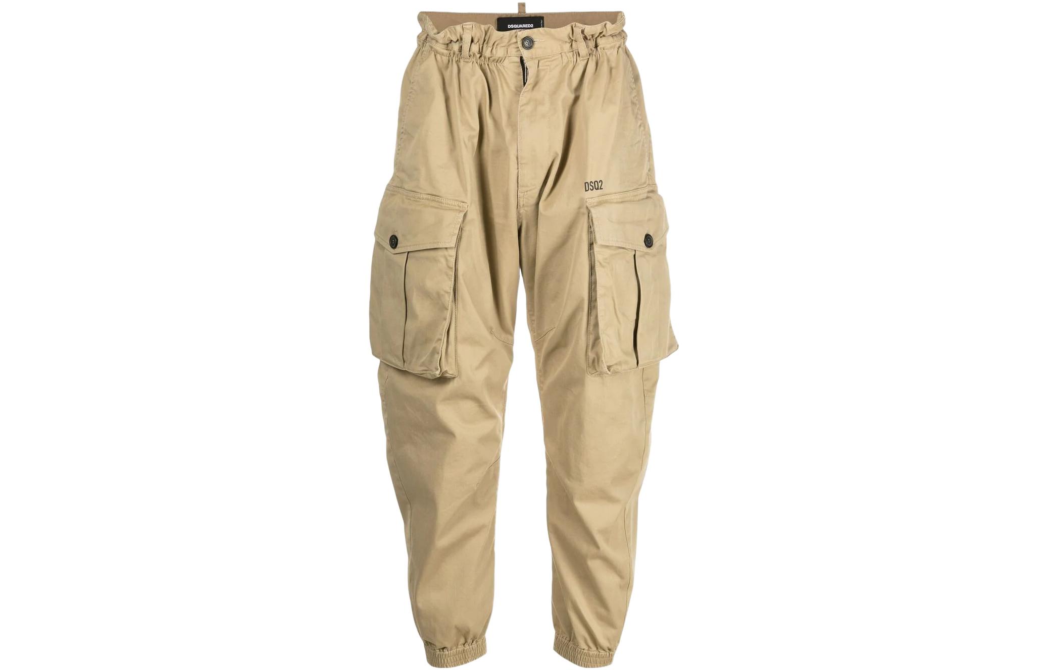 Order DSQUARED2 淺棕色修身錐形工裝褲 休閒長褲 S71KB0390S39021-123