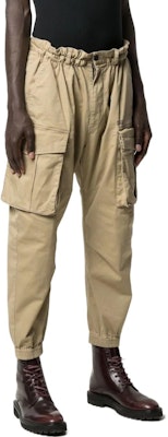 DSQUARED2 淺棕色修身錐形工裝褲 休閒長褲 S71KB0390S39021-123 Shop DSQUARED2 淺棕色修身錐形工裝褲 休閒長褲 S71KB0390S39021-123