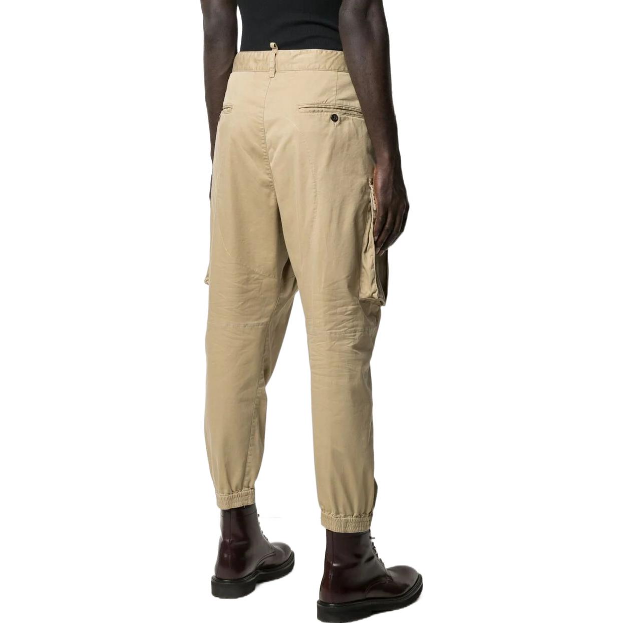 Purchase DSQUARED2 淺棕色修身錐形工裝褲 休閒長褲 S71KB0390S39021-123
