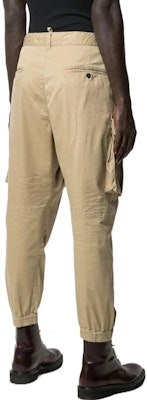 DSQUARED2 淺棕色修身錐形工裝褲 休閒長褲 S71KB0390S39021-123 Purchase DSQUARED2 淺棕色修身錐形工裝褲 休閒長褲 S71KB0390S39021-123