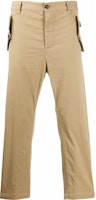 DSQUARED2 Straight-Leg Button Casual Pants Khaki Color. S71KB0255S35175-123 DSQUARED2 Straight-Leg Button Casual Pants Khaki Color. S71KB0255S35175-123