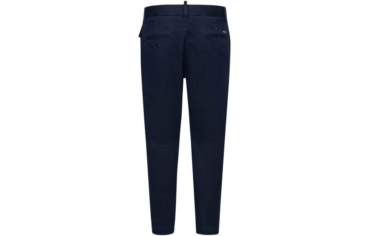 Lookbook DSQUARED2 藍色修身休閒褲附拉鍊設計 S71KB0573S39021-524