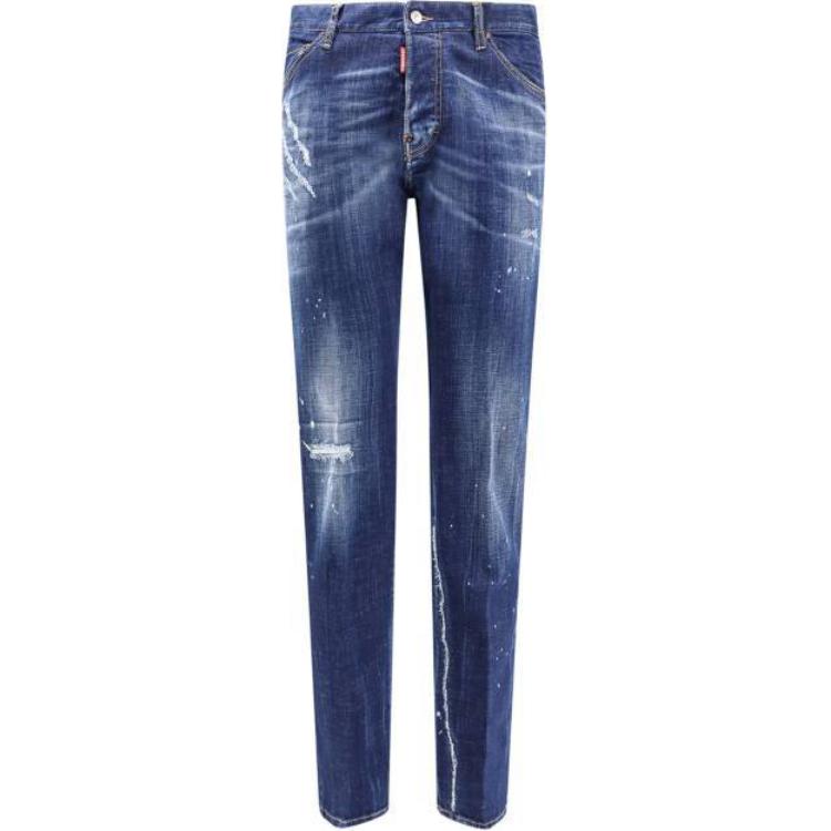 DSQUARED2  Washed Button Tapered Jeans Blue. S74LB1559S30342-470 圖 2
