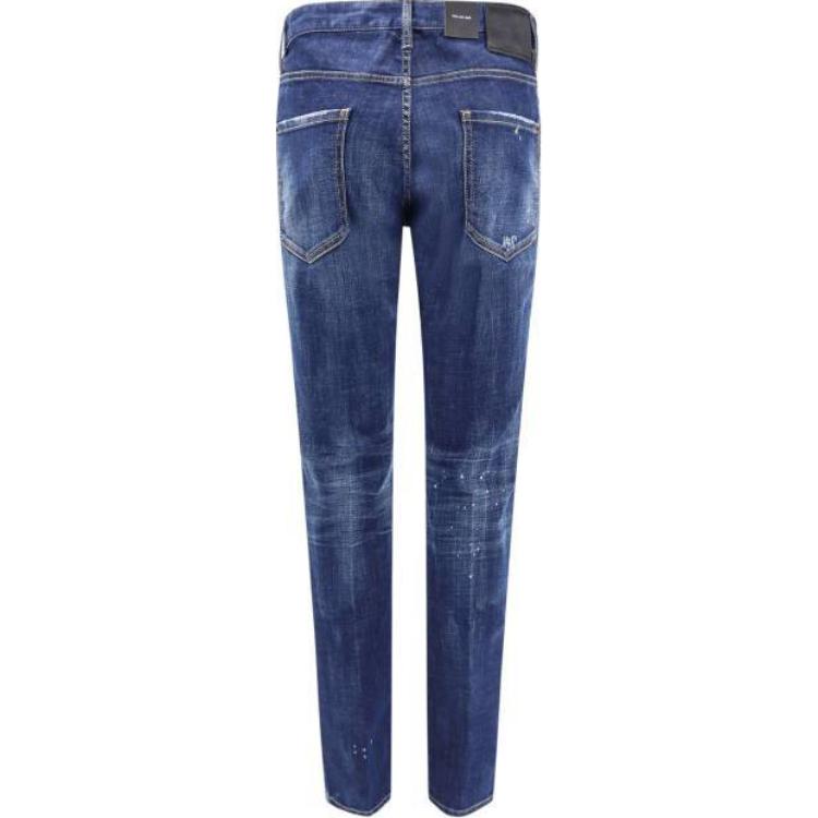 DSQUARED2  Washed Button Tapered Jeans Blue. S74LB1559S30342-470 圖 3