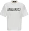 Buy DSQUARED2 白色標誌印花直筒短袖T恤 S74GD1197D20004-100