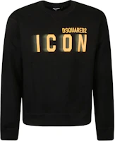 Dsquared2 Black Crewneck Logo Sweatshirt Long Sleeve. S79GU0111S25516-972 Dsquared2 Black Crewneck Logo Sweatshirt Long Sleeve. S79GU0111S25516-972