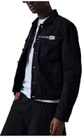Dsquared2 Black Embroidered Letter Long-Sleeve Jacket S79AM0052S47925-900 Dsquared2 Black Embroidered Letter Long-Sleeve Jacket S79AM0052S47925-900