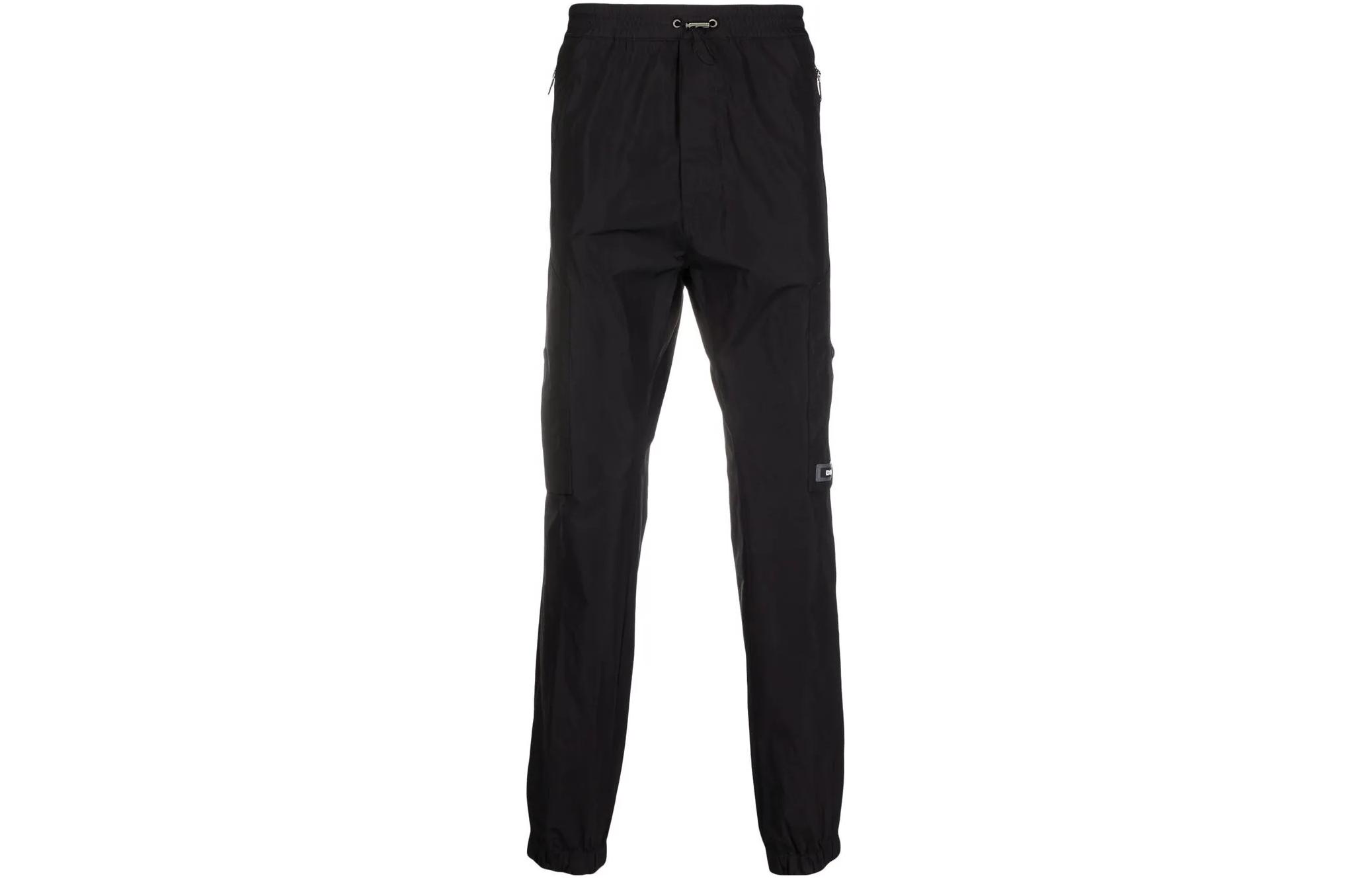 DSQUARED2 Black Logo Patch Jogger Sweatpants  Solid Color S74KB0590S47858-900