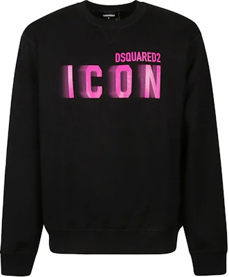 Dsquared2 黑色長袖衛衣對比字母印花 S79GU0111S25516-970 Buy Dsquared2 黑色長袖衛衣對比字母印花 S79GU0111S25516-970
