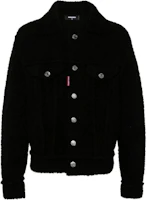 Dsquared2 Black Solid Slim Fit Long Sleeve Jacket S74HA1444D13028-900 Dsquared2 Black Solid Slim Fit Long Sleeve Jacket S74HA1444D13028-900
