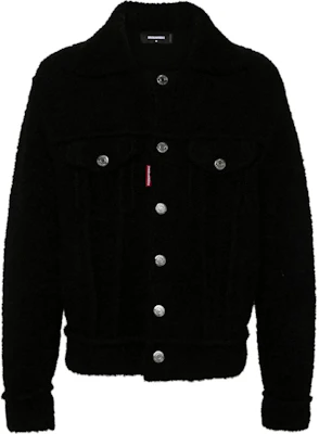 Dsquared2 Black Solid Slim Fit Long Sleeve Jacket S74HA1444D13028-900 Buy Dsquared2 Black Solid Slim Fit Long Sleeve Jacket S74HA1444D13028-900