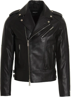 Dsquared2 Black Solid Zip-Up Long-Sleeve Jacket S74AM1329SY1491-900 Buy Dsquared2 Black Solid Zip-Up Long-Sleeve Jacket S74AM1329SY1491-900