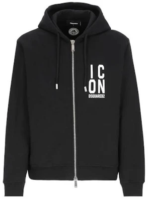 Dsquared2 黑色连帽拉链长袖卫衣 S79HG0012S25516900 Buy Dsquared2 黑色连帽拉链长袖卫衣 S79HG0012S25516900
