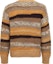 Lookbook DSQUARED2 棕色條紋圓領長袖毛衣 SS24 S74HA1465D13048