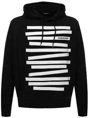 Dsquared2 Contrast Print Hoodie Black ( Long-Sleeve Pullover) S71GU000437S25462-900 Buy Dsquared2 Contrast Print Hoodie Black ( Long-Sleeve Pullover) S71GU000437S25462-900