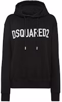 DSQUARED2 Cool Fit Hoodie Black Mens Letter Print Pullover Sweatshirt. S74GU0664D25002-900 DSQUARED2 Cool Fit Hoodie Black Mens Letter Print Pullover Sweatshirt. S74GU0664D25002-900