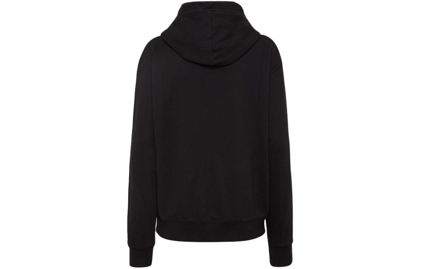 Lookbook DSQUARED2 クールフィットフーディー ブラック メンズ レタープリント プルオーバースウェットシャツ S74GU0664D25002-900