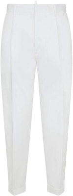 DSQUARED2 男士修身拉链休闲裤 白色 时尚款式 S74KB0881S39021-100 Buy DSQUARED2 男士修身拉链休闲裤 白色 时尚款式 S74KB0881S39021-100