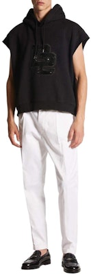 DSQUARED2 男士修身拉链休闲裤 白色 时尚款式 S74KB0881S39021-100 Shop DSQUARED2 男士修身拉链休闲裤 白色 时尚款式 S74KB0881S39021-100