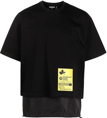 DSQUARED2可拆标志贴短袖圆领男士T恤 S74GD0778S23009-900 Order DSQUARED2可拆标志贴短袖圆领男士T恤 S74GD0778S23009-900