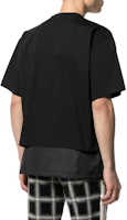 Shop DSQUARED2 Detachable Logo Patch Crewneck Short Sleeve T-Shirt Men S74GD0778S23009-900