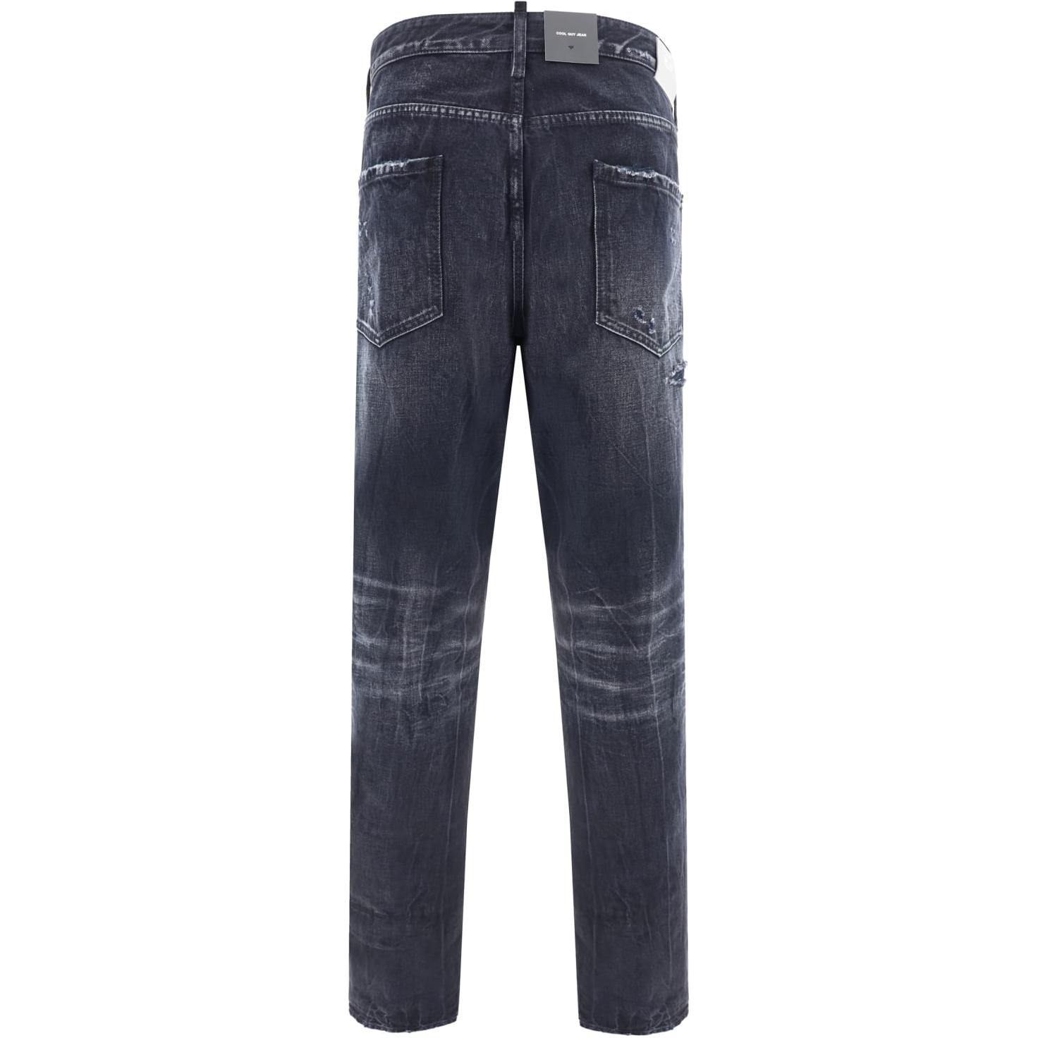 DSQUARED2 Distressed Mid-Rise Button Fly Jeans Men’s Black. S74LB1562D30009-900 圖 3