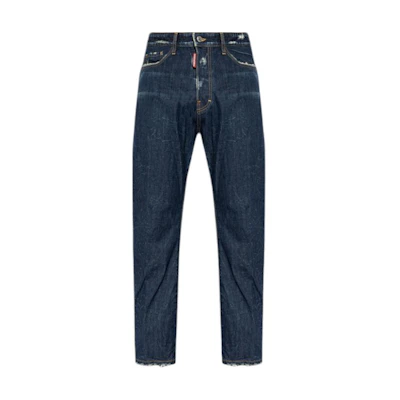 DSQUARED2 Distressed Multi-Pocket Slim Jeans Men Blue S71LB1446S30309-470