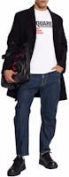 Shop DSQUARED2 Distressed Multi-Pocket Slim Jeans Men Blue S71LB1446S30309-470