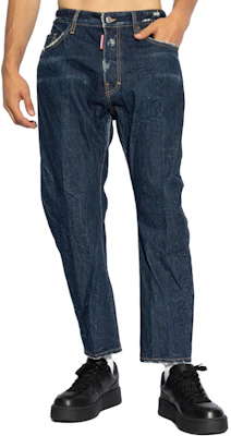DSQUARED2 Distressed Multi-Pocket Slim Jeans Men Blue S71LB1446S30309-470 Purchase DSQUARED2 Distressed Multi-Pocket Slim Jeans Men Blue S71LB1446S30309-470