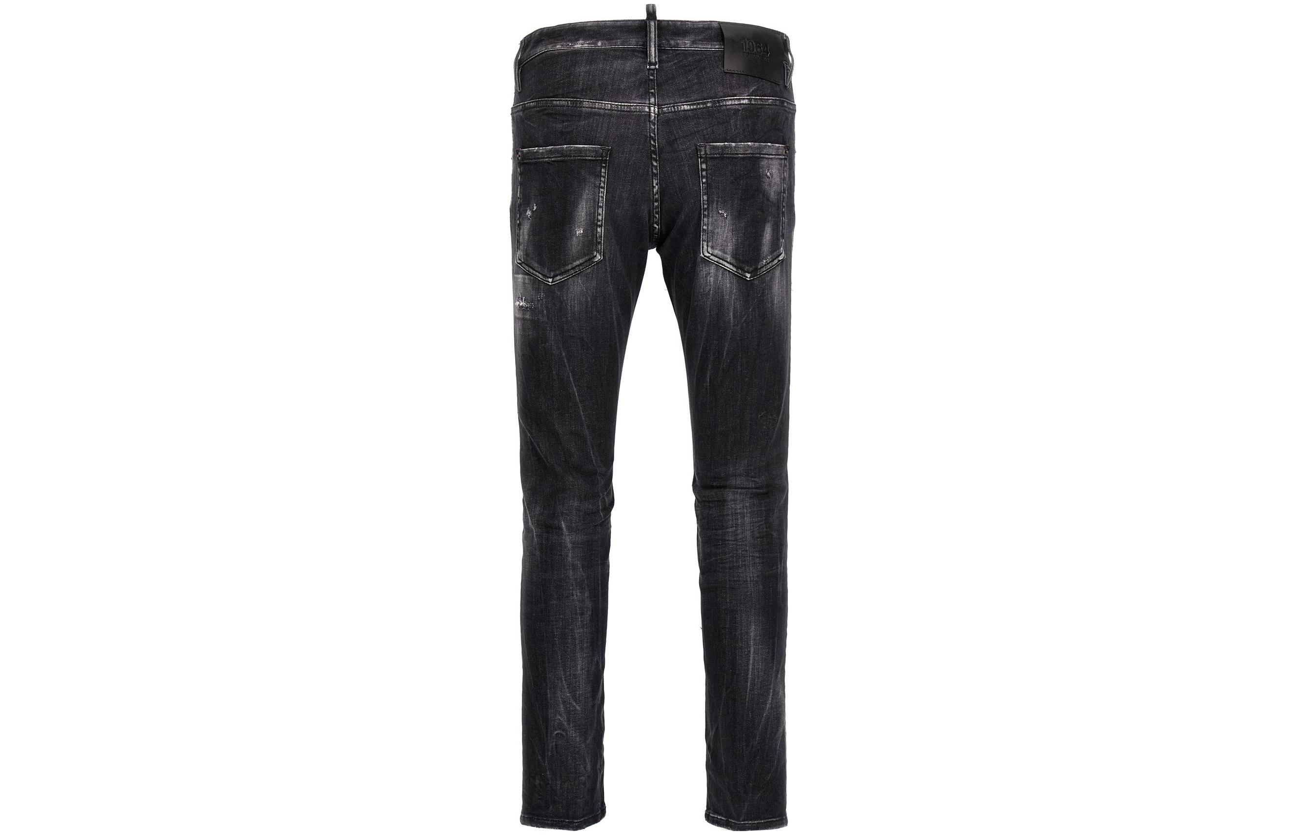 DSQUARED2 Distressed Ripped Casual Jeans Men Black. S71LB1269S30503-900 圖 3